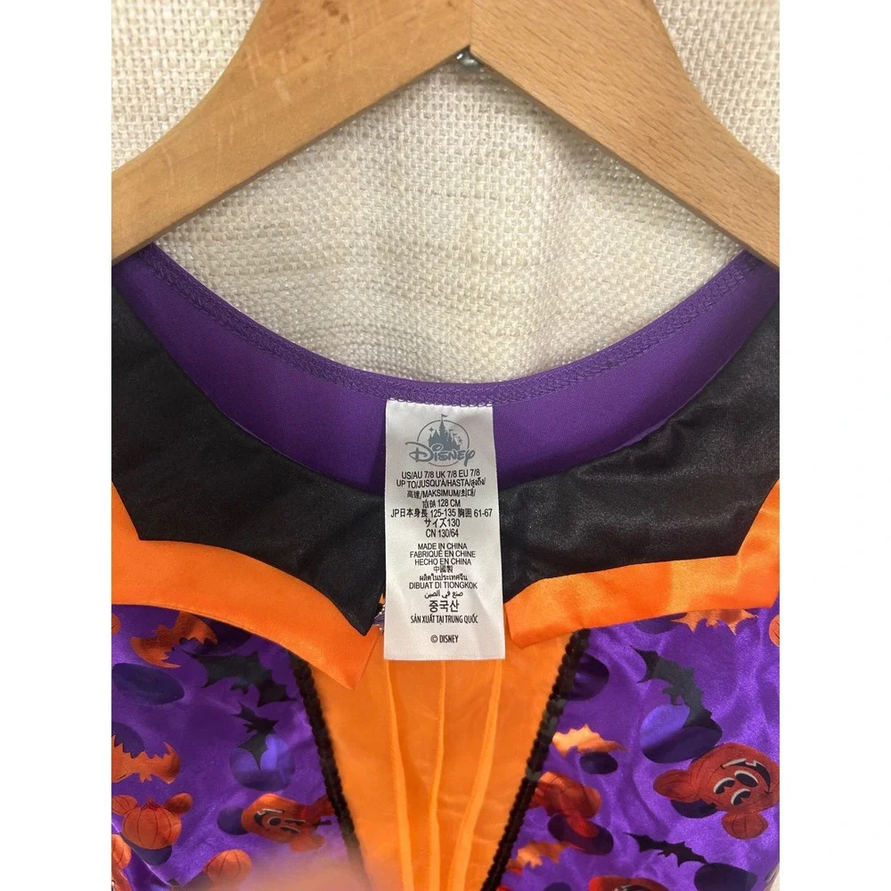 Disney Store Parks Minnie Mouse Girls 7/8 Witch Costume and Hat Dress Up Purple